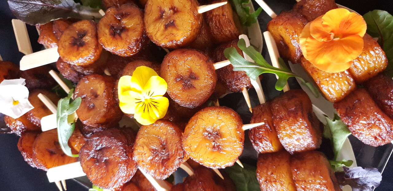 Mini brochettes d'alokos