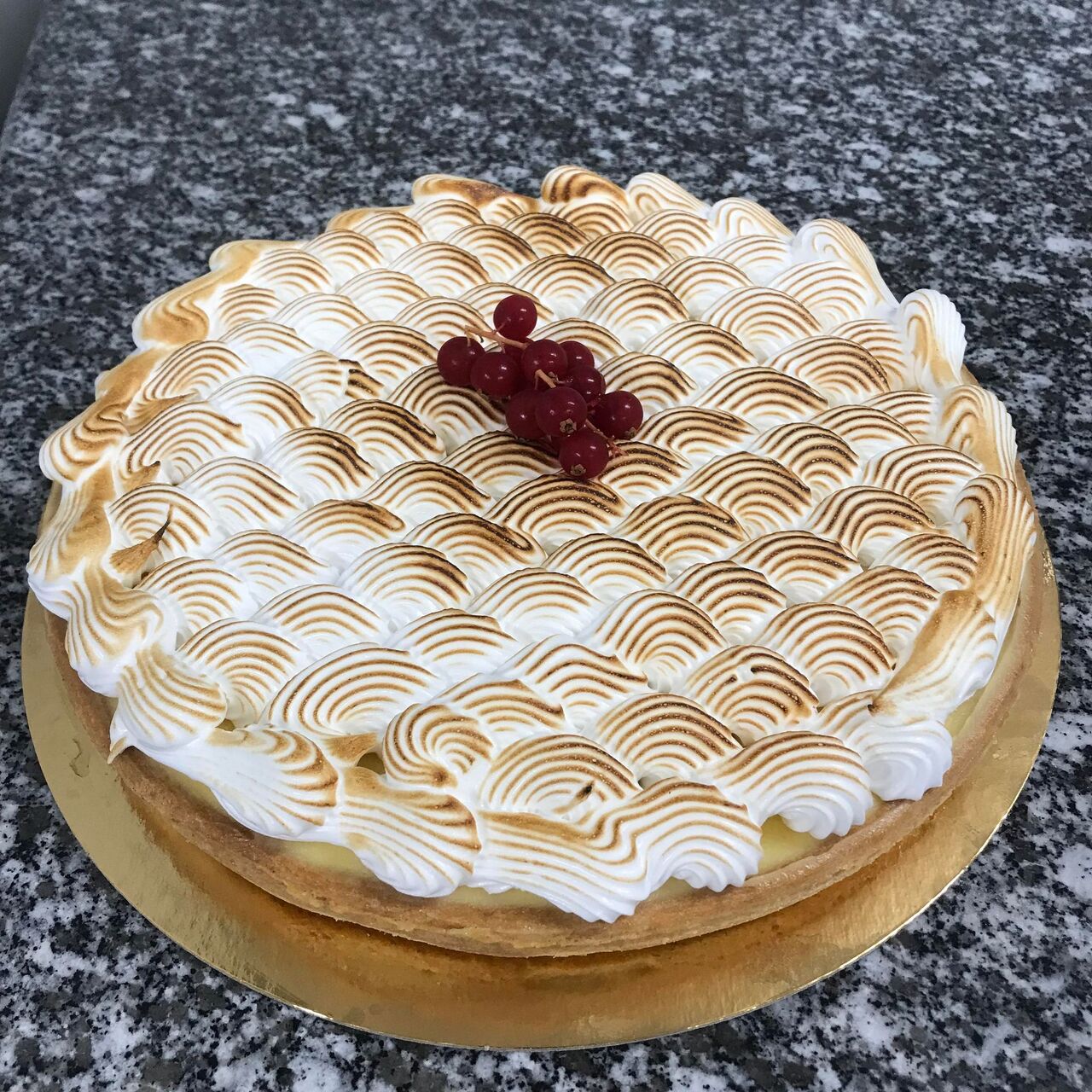 tarte au citron meringuée