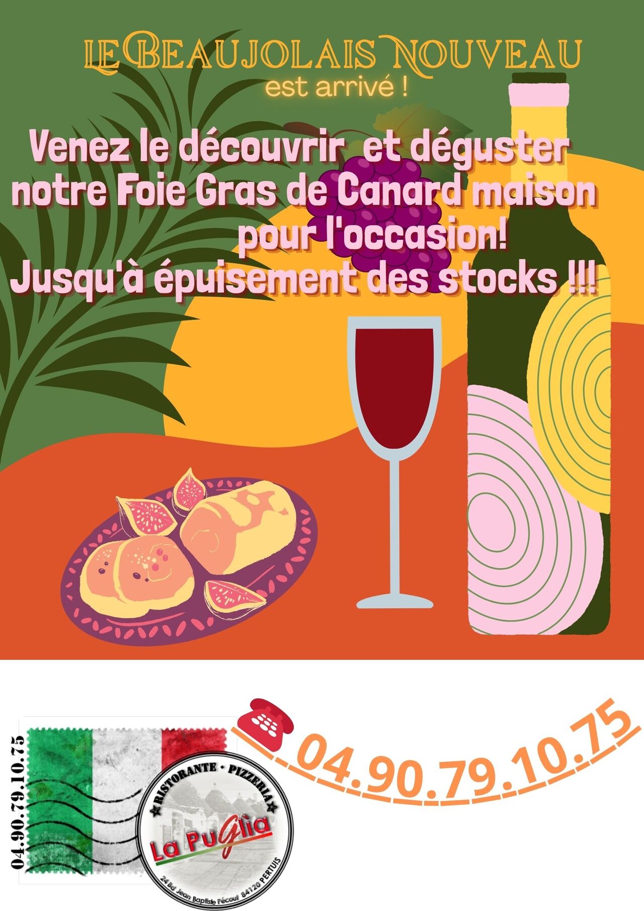 Beaujolais et Foie Gras maison