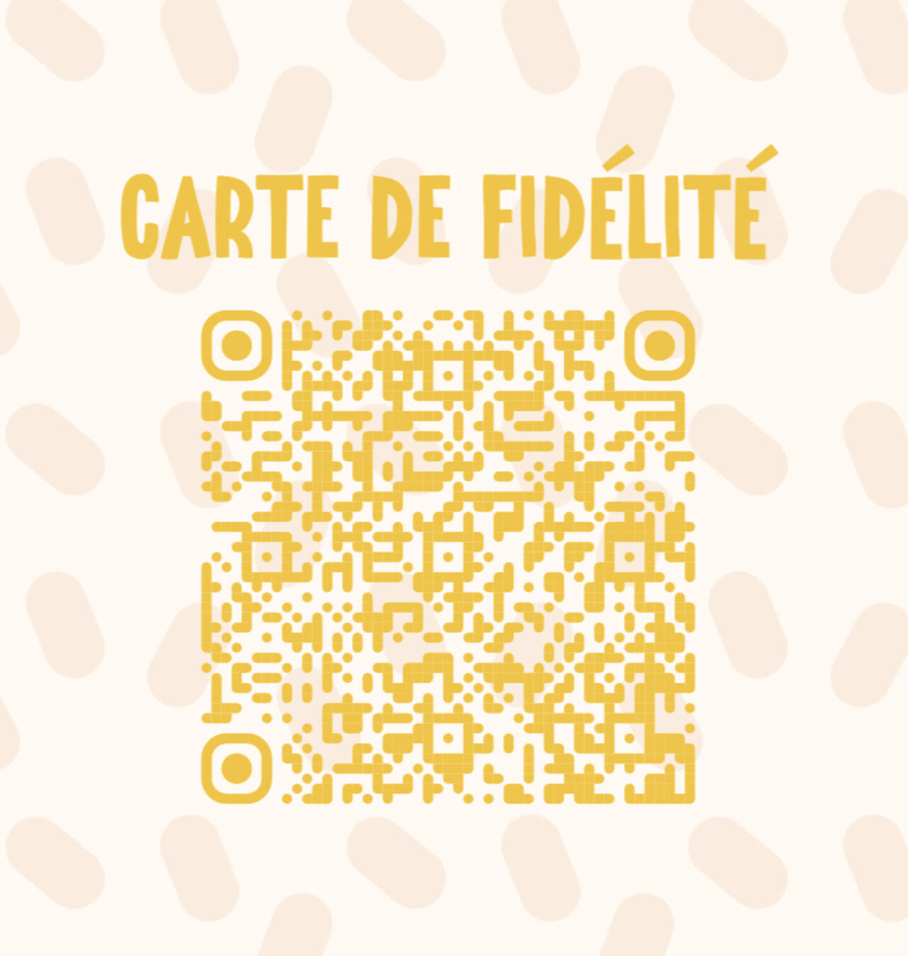 Carte fidélité