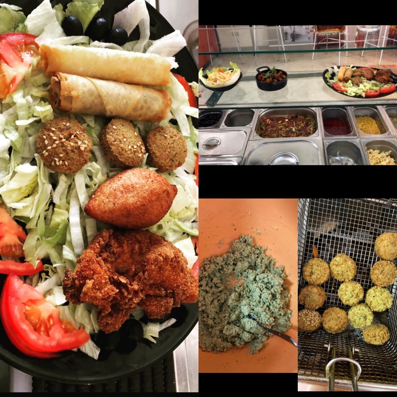 MIX PIATTI FRITTI €4
#CHEESEROLLS #FALAFEL #CRISPYCHICKEN #KUBBA