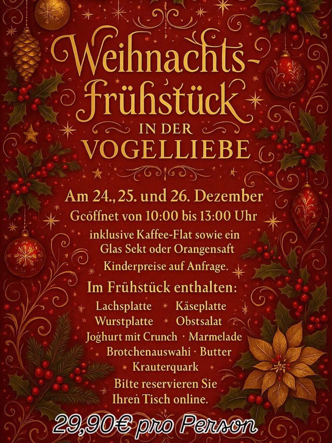 Weihnachtsfrühstück