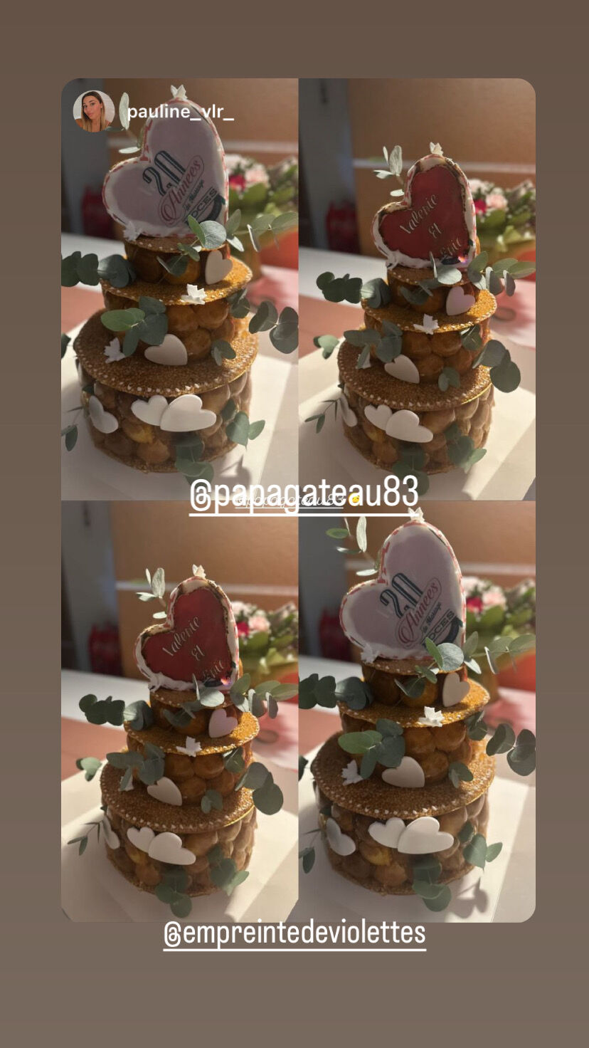 PIECE MONTEE DECO BURN CAKE