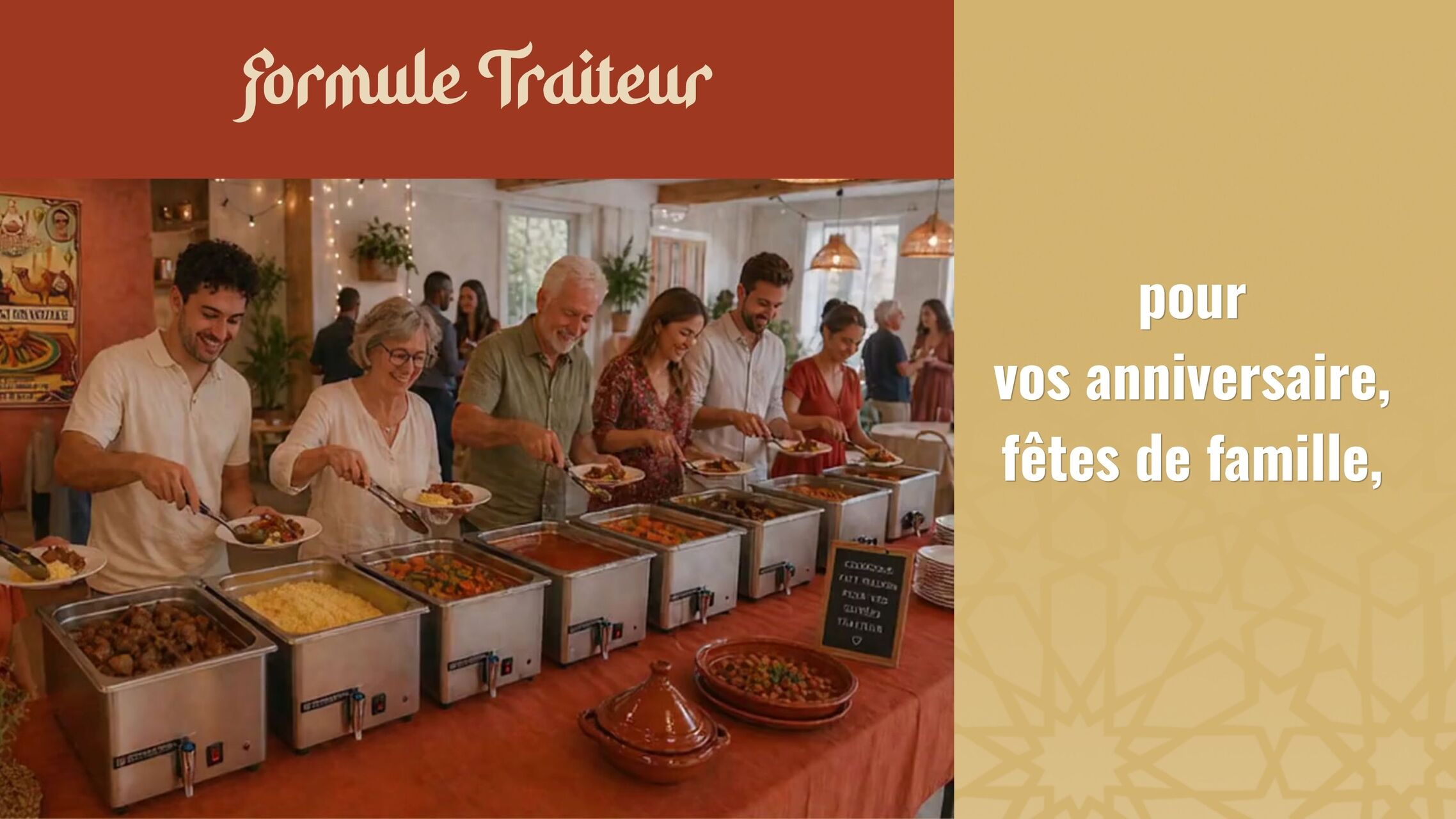 ✨ TRAITEUR ORIENTAL XPRESS — À PARTIR DE 20 PERSONNES ✨