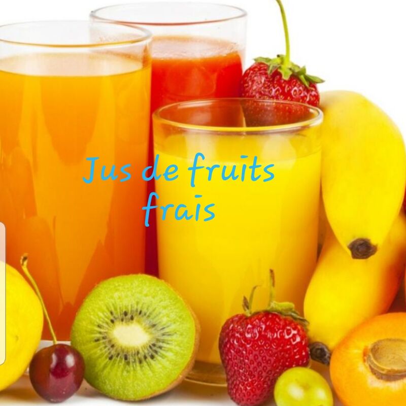 Jus de fruits frais
5€