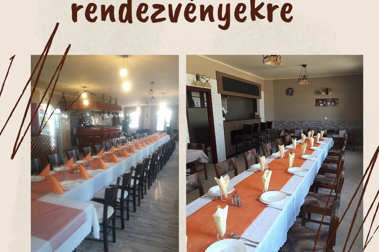📣 Rendezvények lebonyolítását vállaljuk éttermünkben!