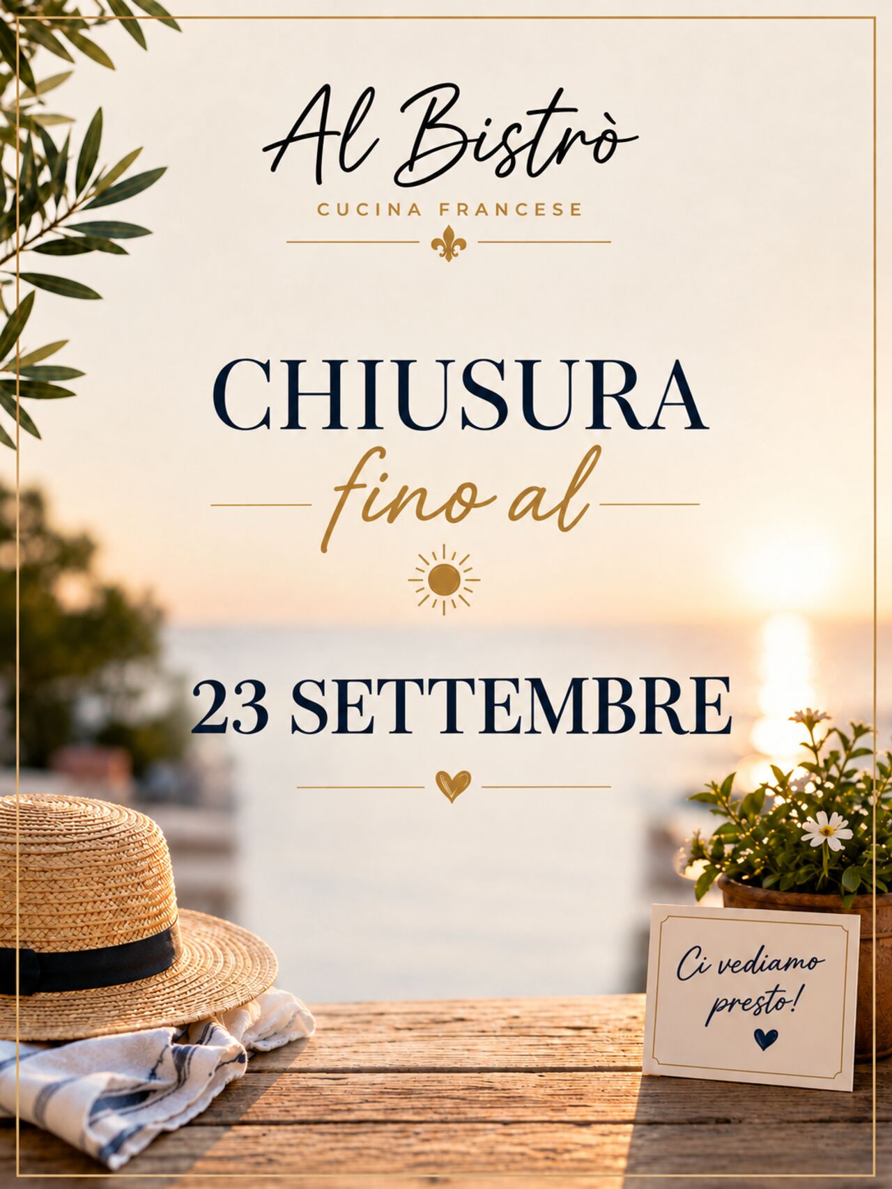 Chiusura estiva
