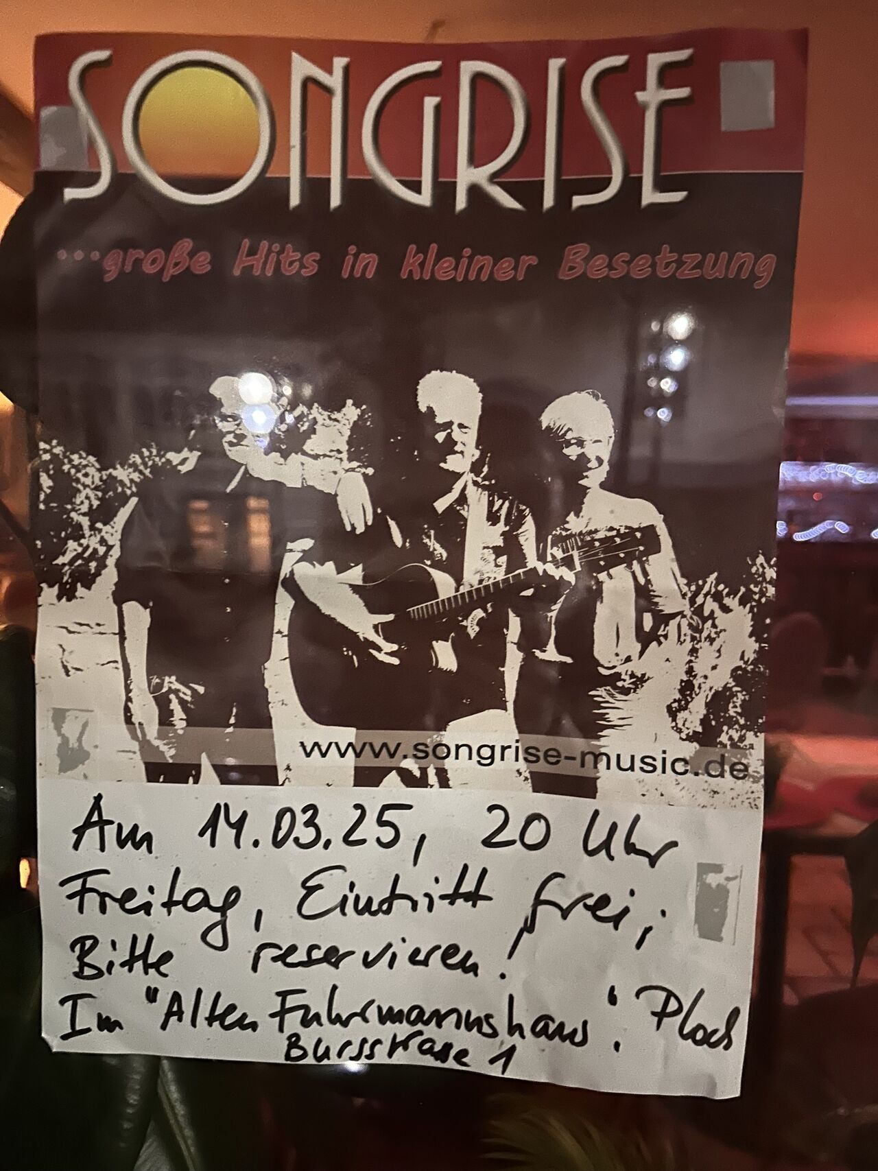 "Songrise" and the sun is rising!