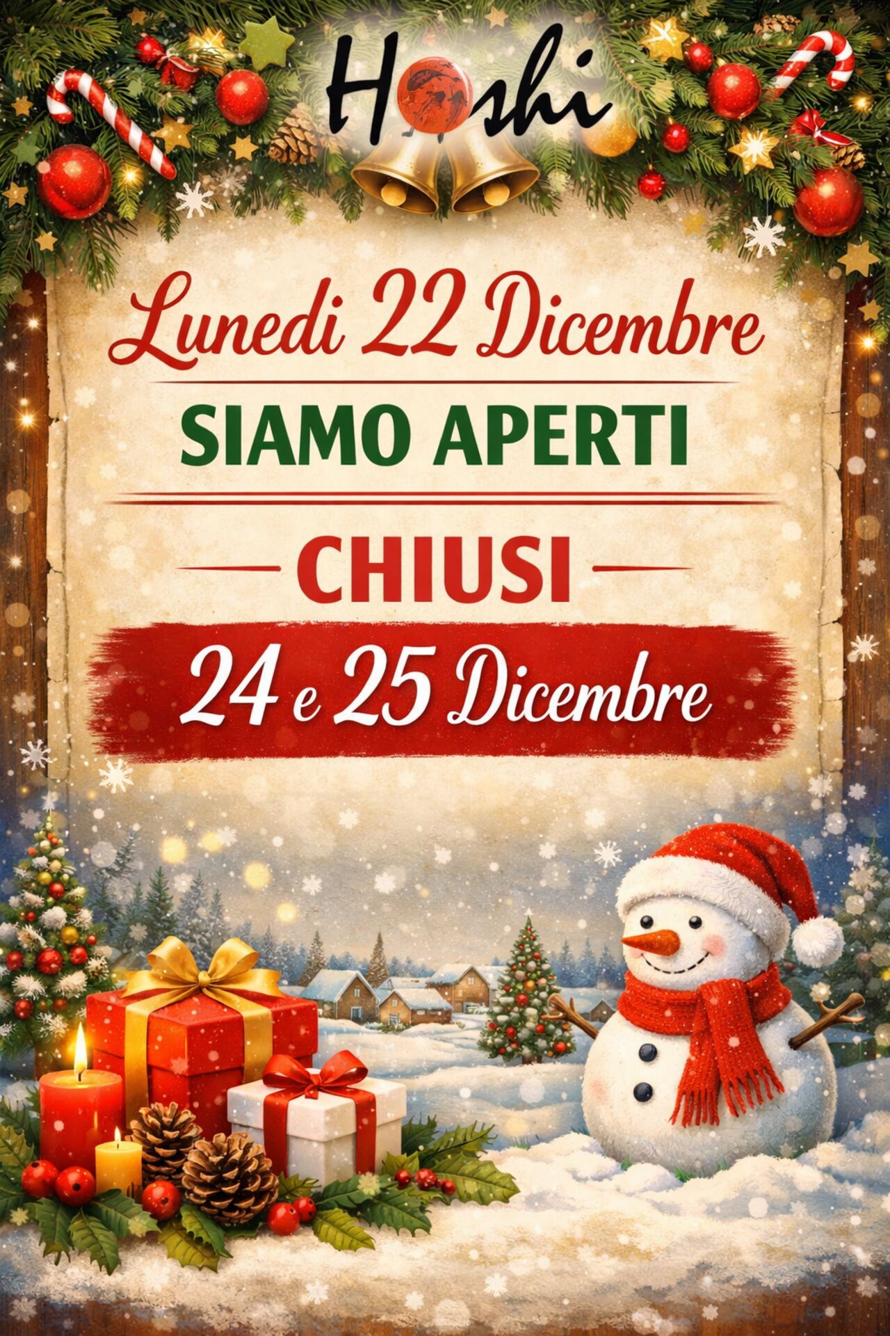 ORARI SETTIMANA NATALE