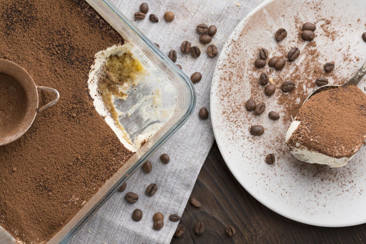 Tiramisu traditionnel au café