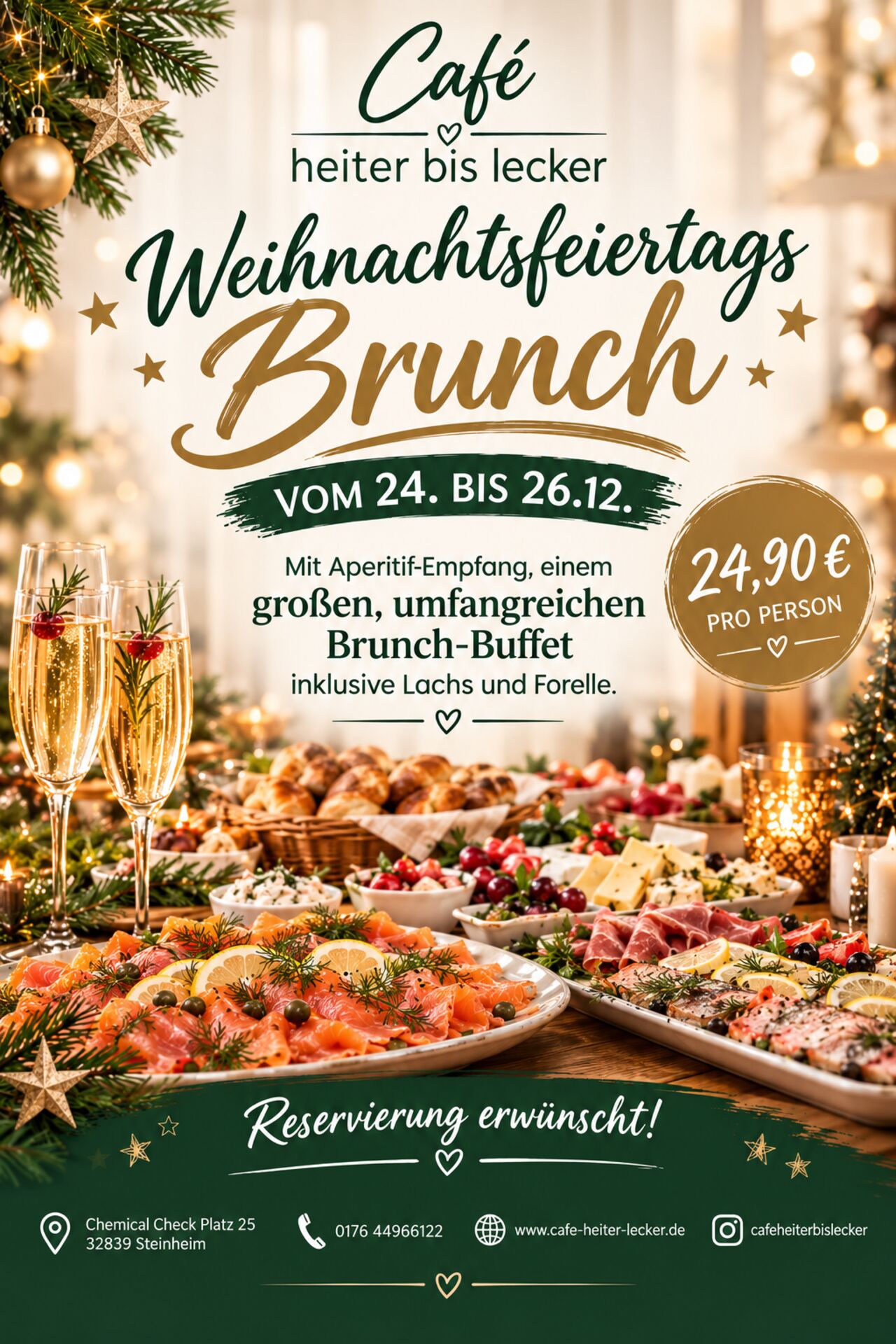 Weihnachten im Café
