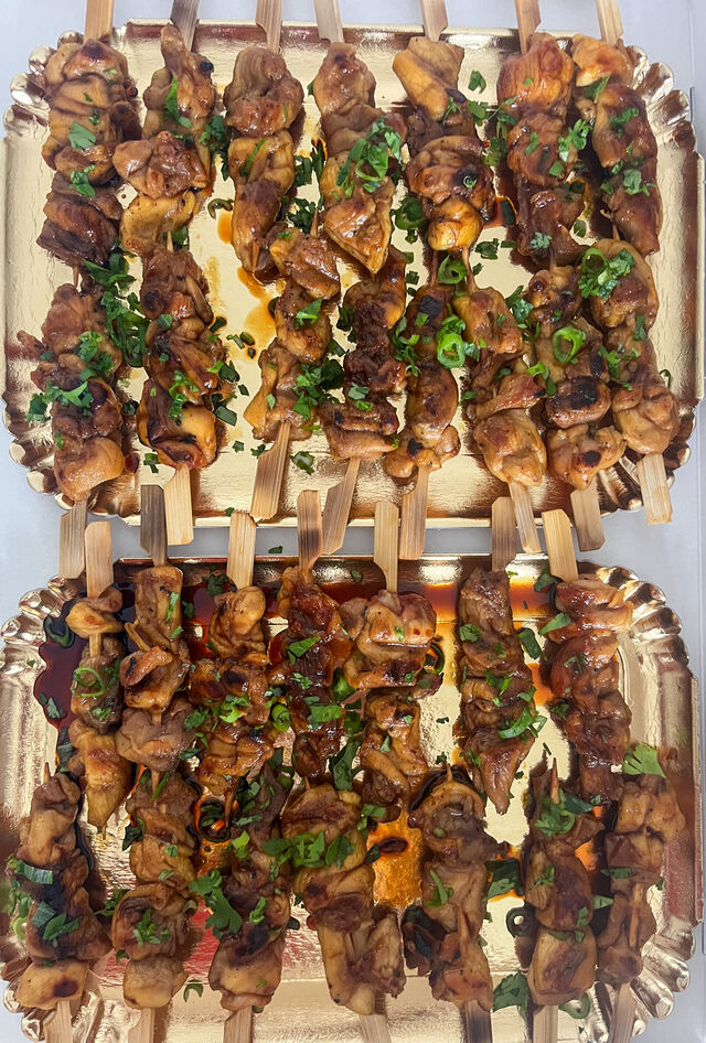 Brochettes de poulet yakitori 