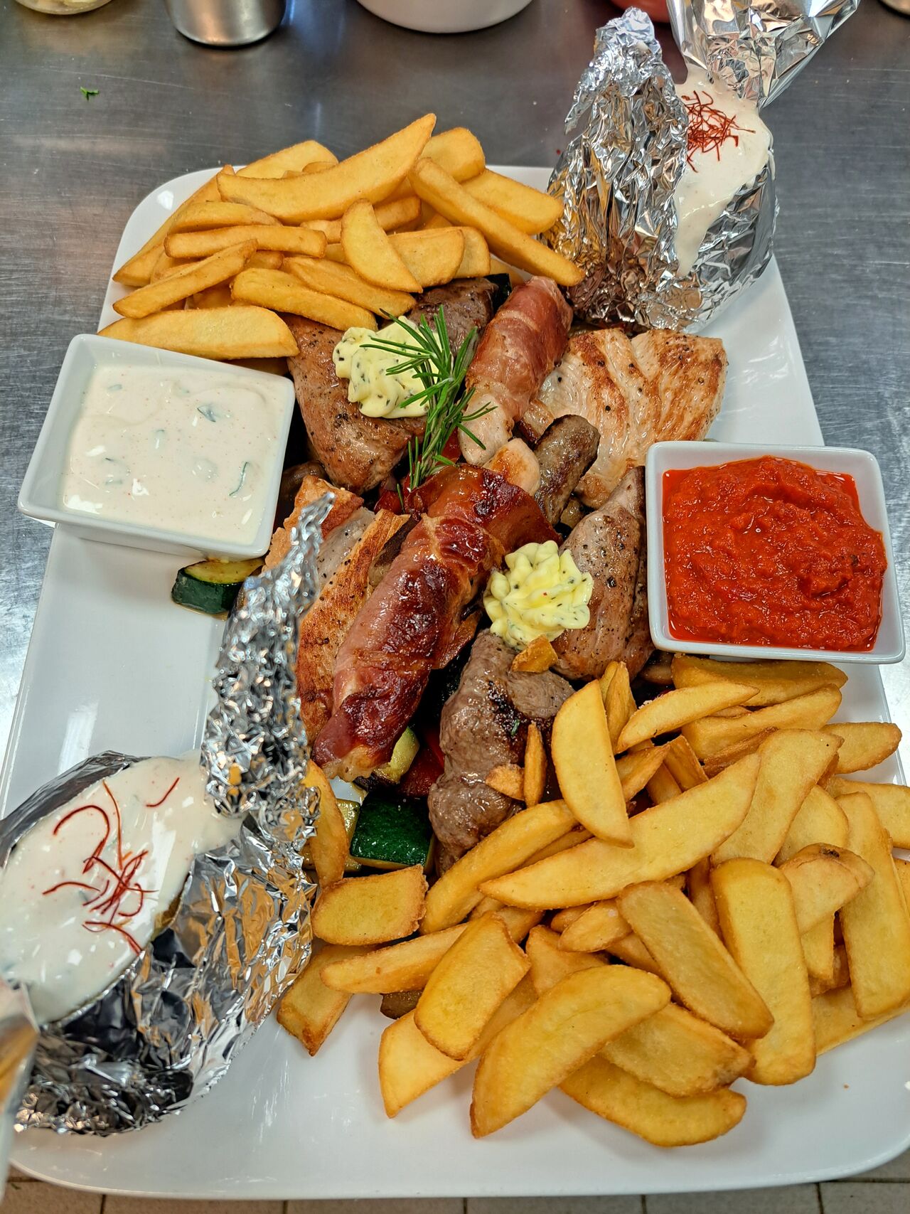 Grillplatte für 2 Personen 