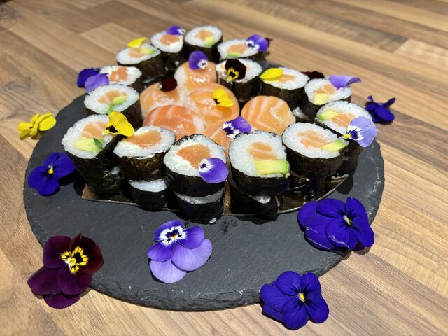 Petit coeur de Makis saumon