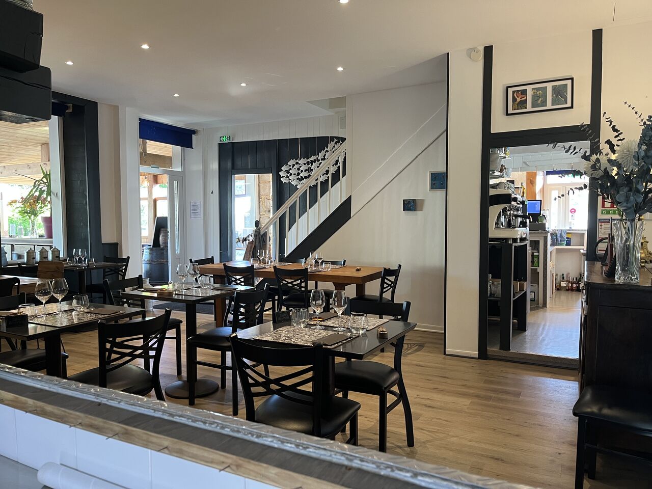 La vue depuis la cuisine 