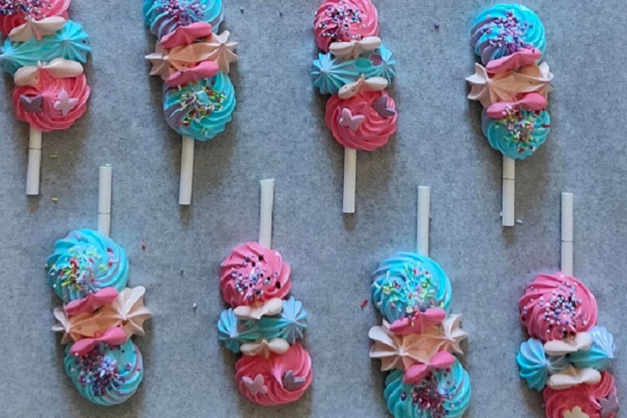 Sucettes en meringue