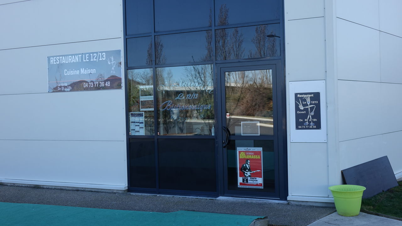 Devanture de restaurant terminé