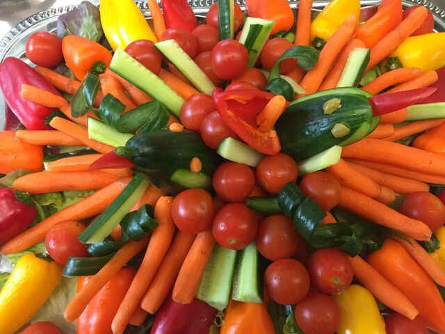 Rohkost Platte für Kinder 