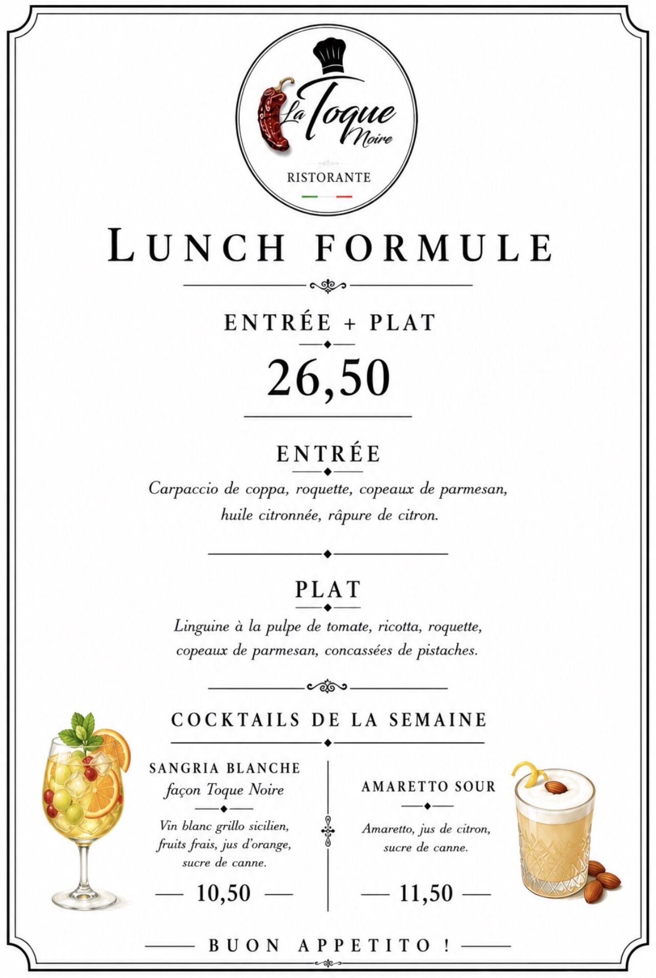 Lunch de la semaine