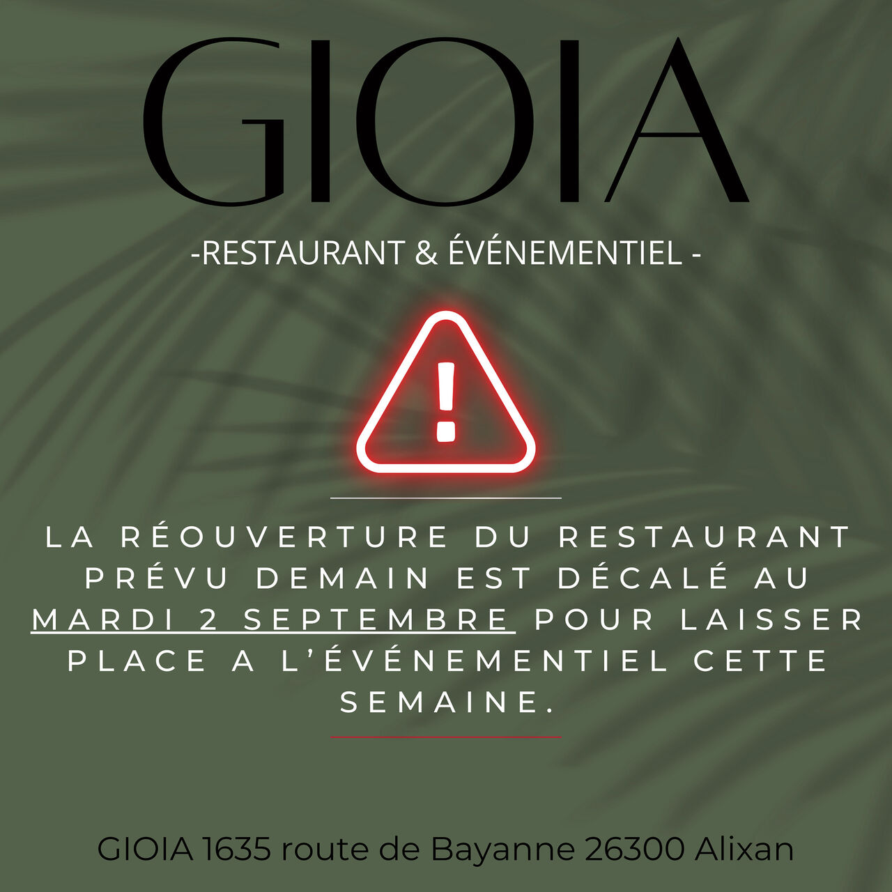 🚨 INFO IMPORTANTE 🚨