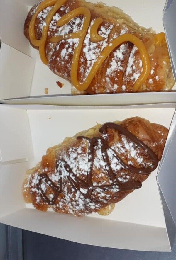 Croissants de Nutella e Doce de Ovos