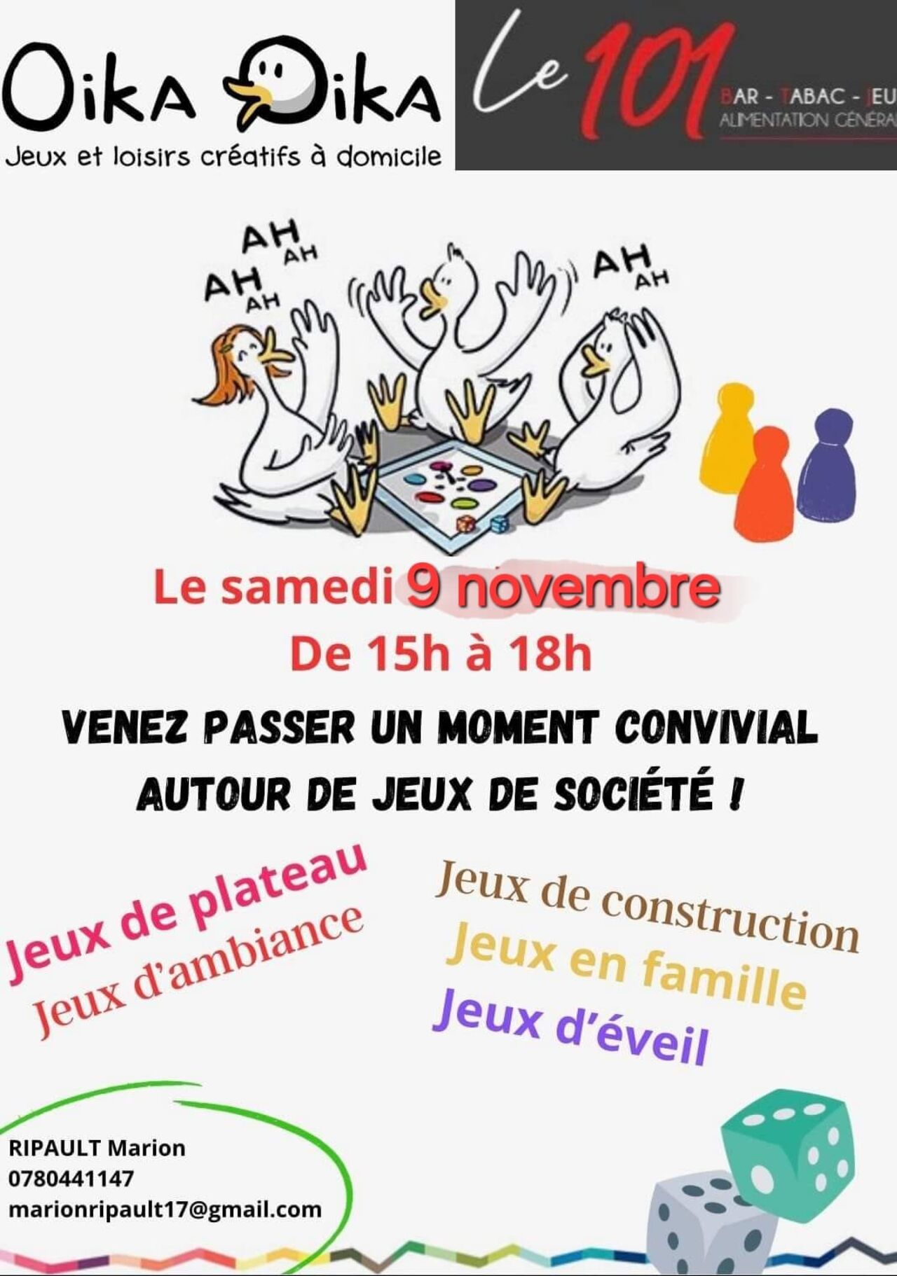 Après-midi Jeux de société