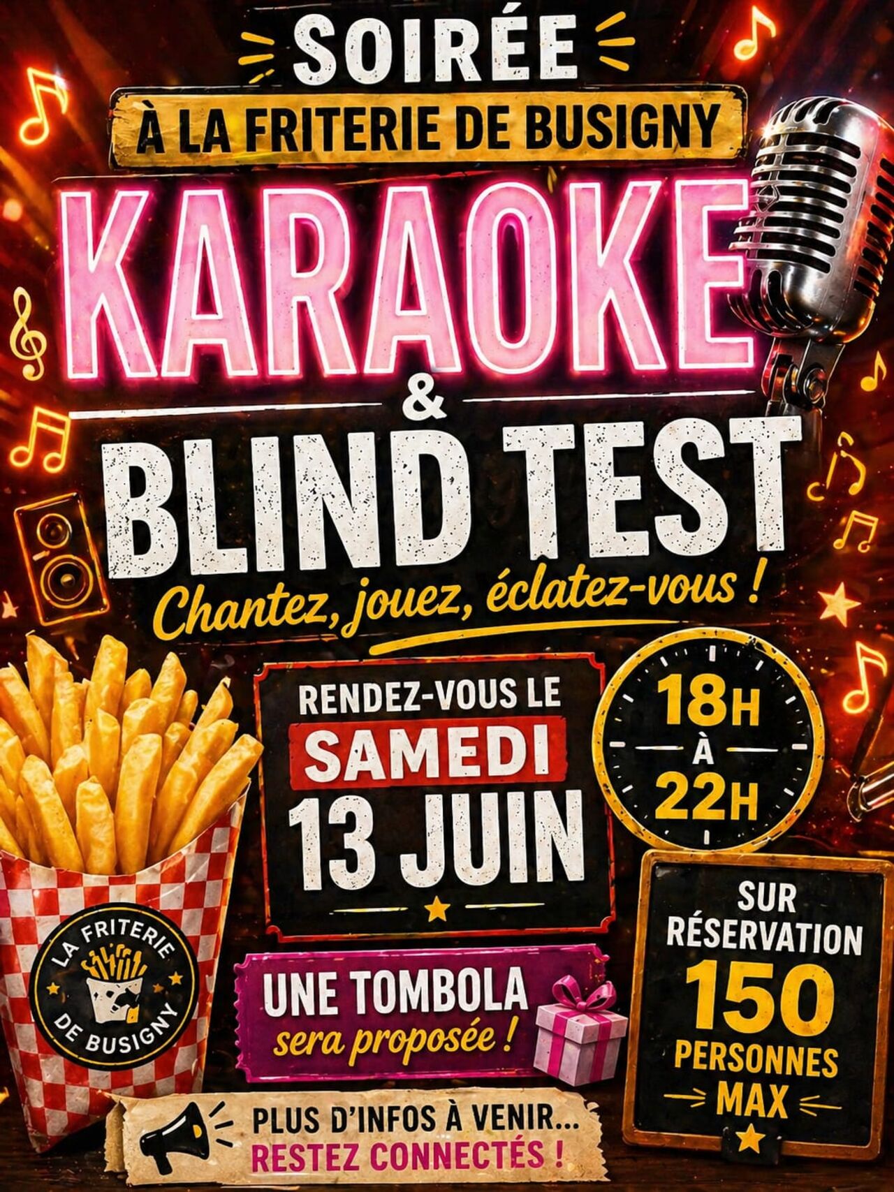 🍟🍻🎤🕺🏿💃🏿