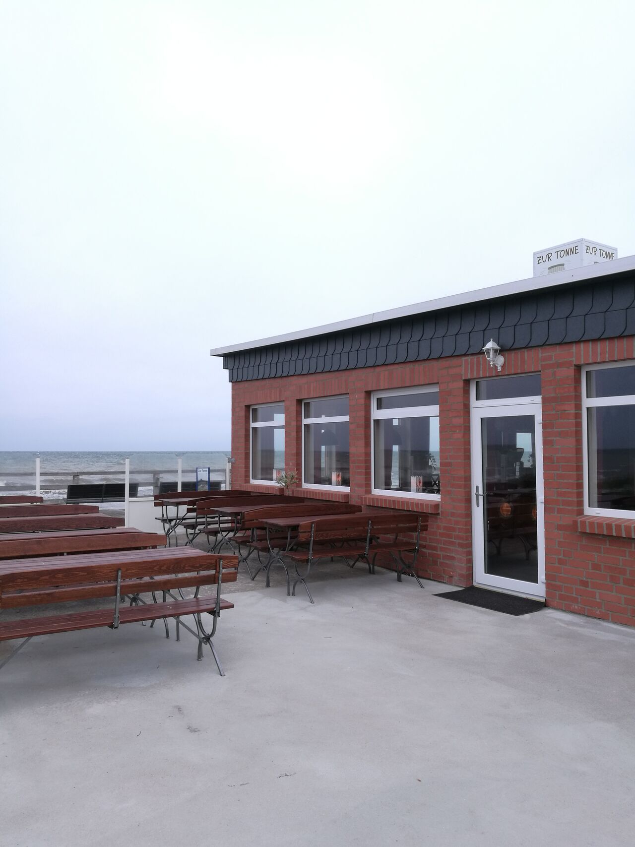 Terrasse, noch nicht ganz fertiggestellt