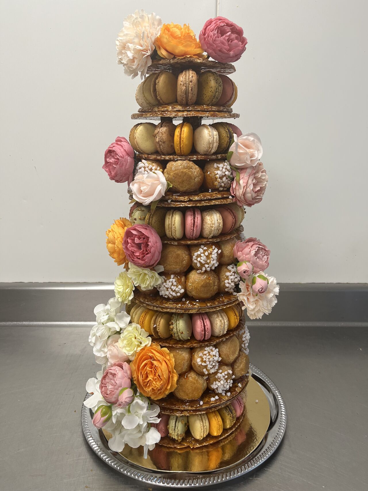 Pièce montée de macaron