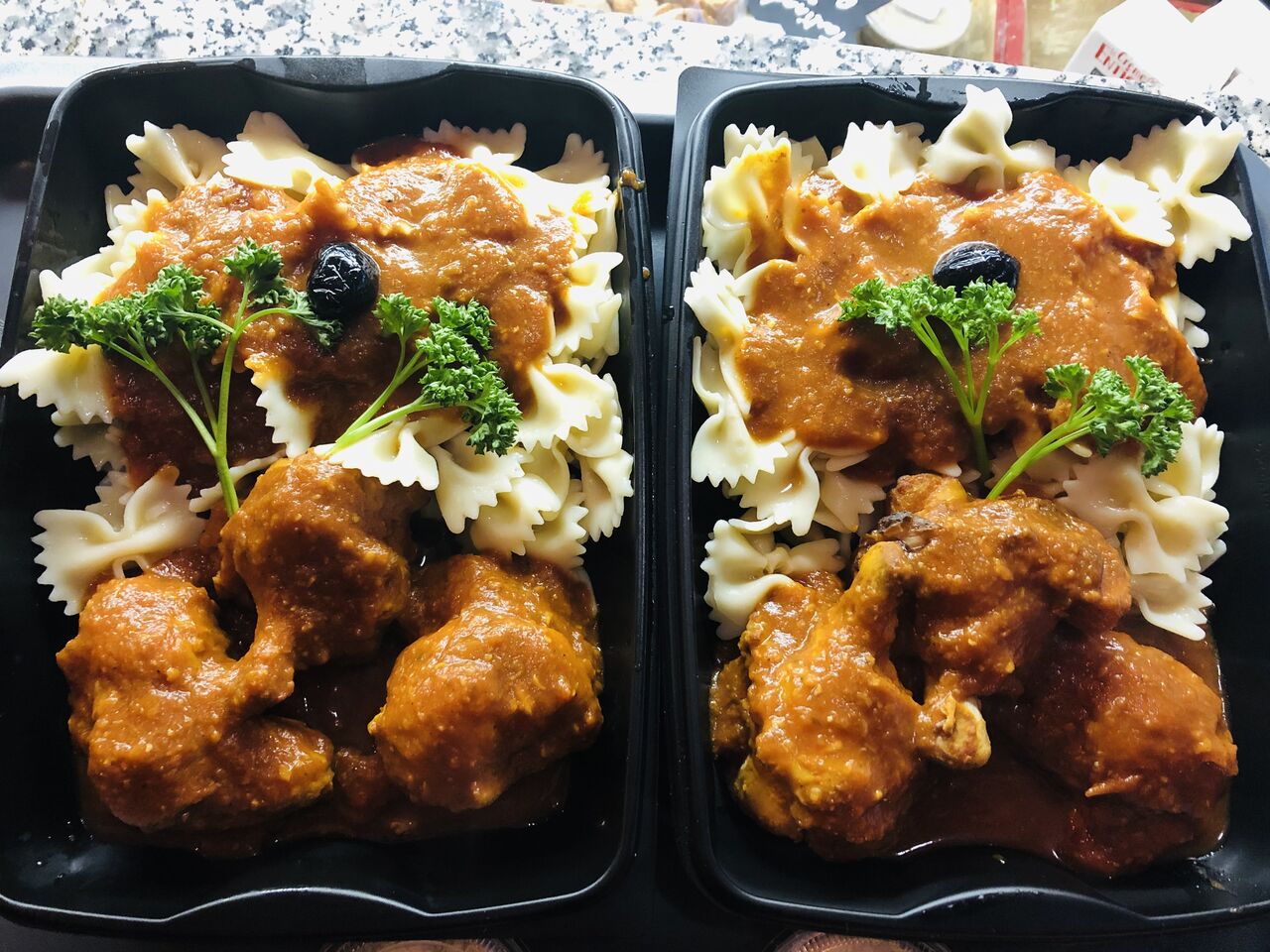 Grignotes de poulet à l’italienne.