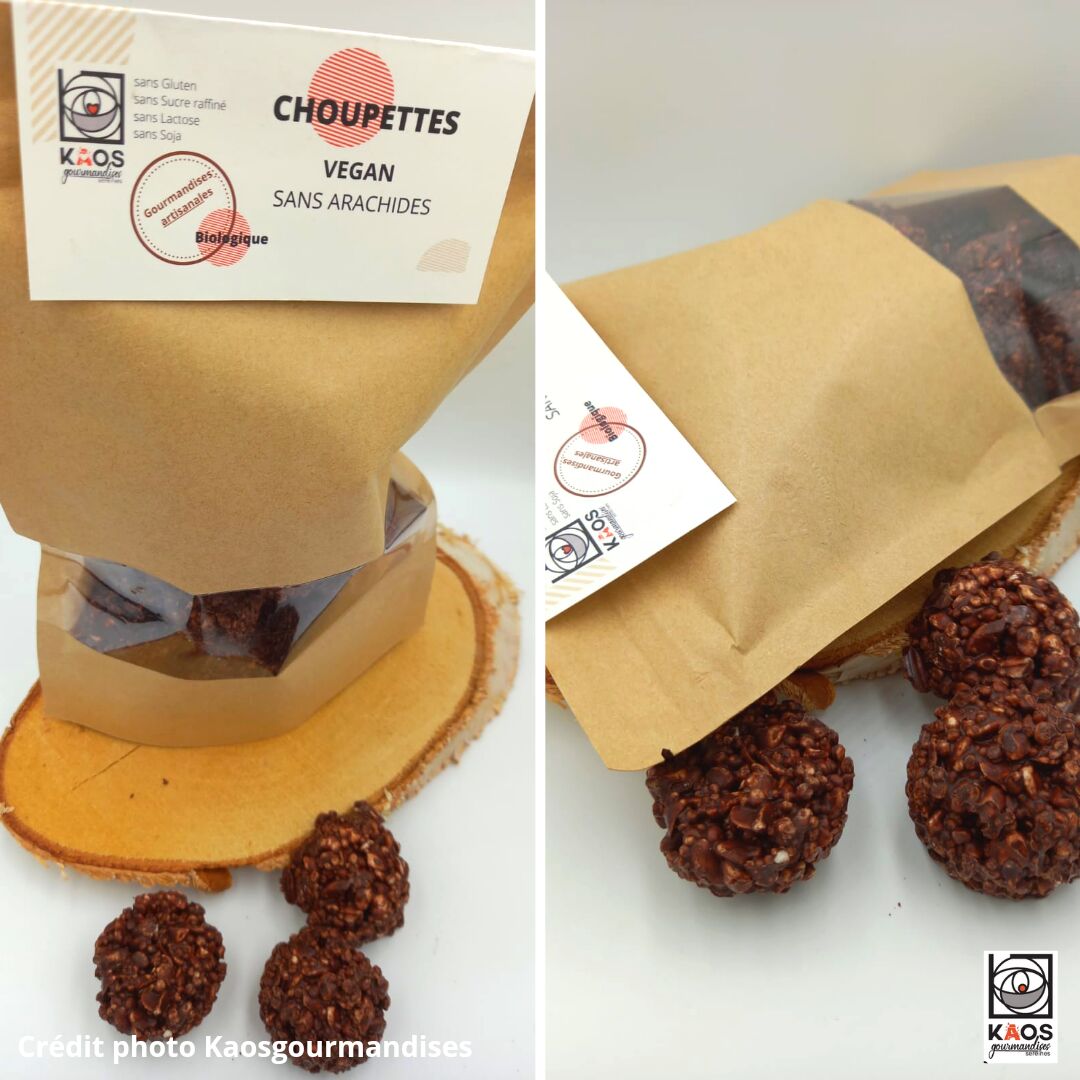 Les COUPETTES chocolat et riz soufflé 