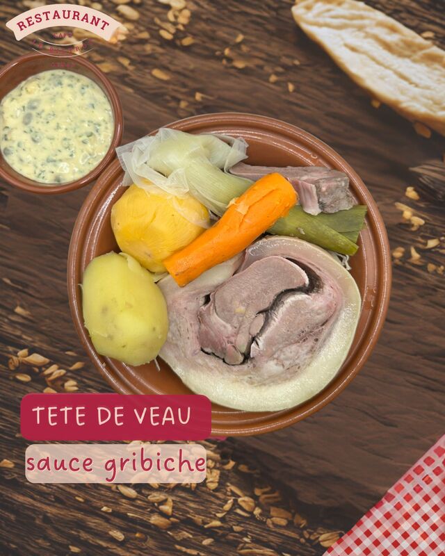 TETE DE VEAU SAUCE GRIBICHE