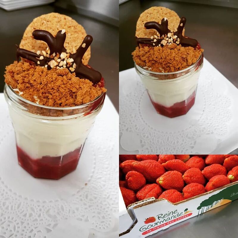 Tiramisu aux fraises 