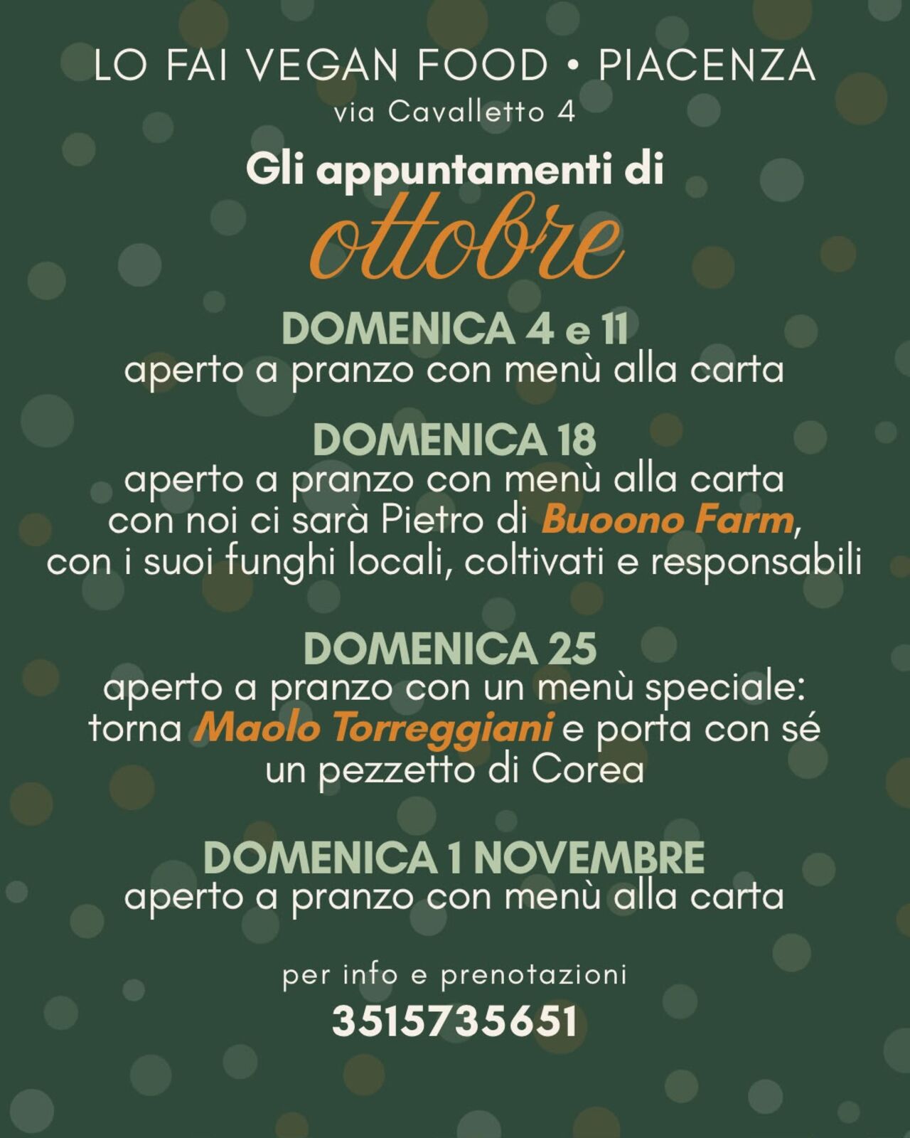Pranzo della domenica al Lo Fai
