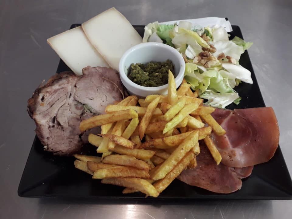 Assiette Gourmande au rôti de Porc