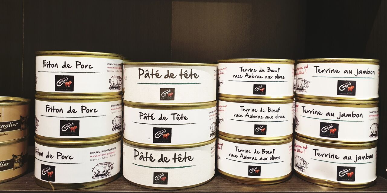 Terrines de la maison Conquet, Aveyron