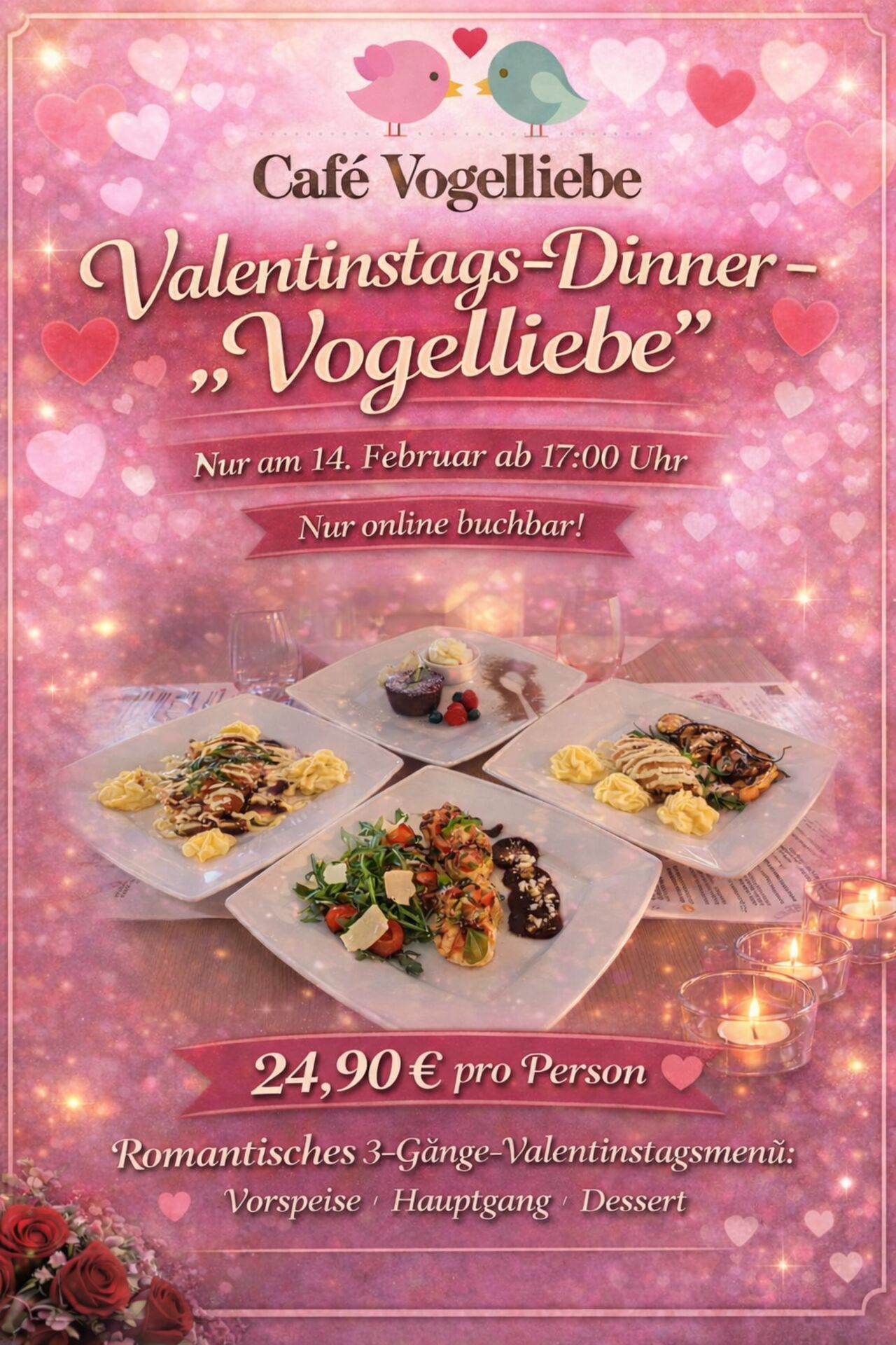 Valentinstags Dinner