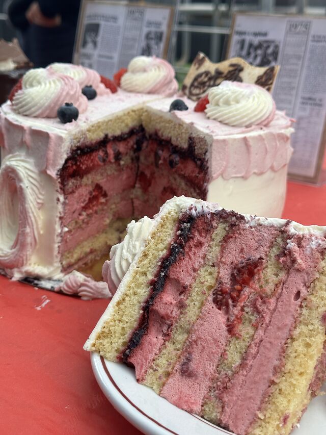 L'iintérieur du dessert !