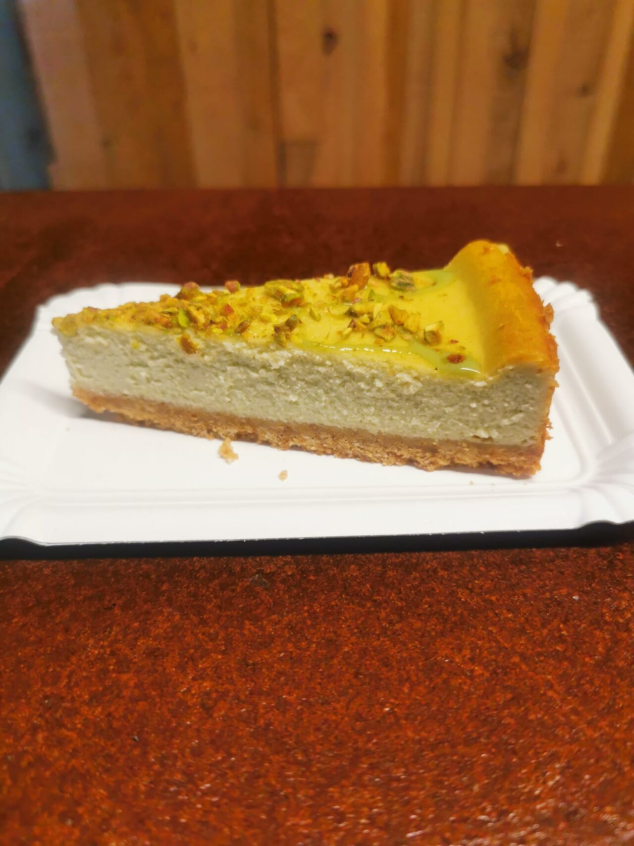 Cheescake de pistacho