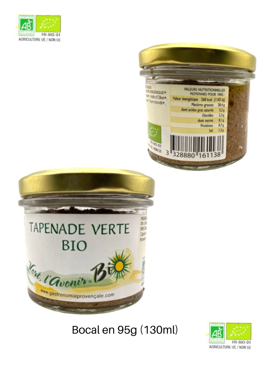 TAPENADE VERTE BIO - 95g