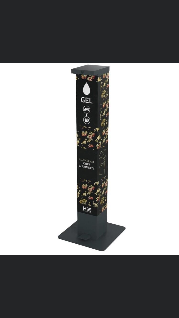 Pour votre santé et sécurité du gel hydroalcolique à disposition à l’entrée de l’établissement 