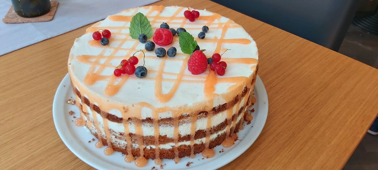 Maracuja-Käsesahne Torte