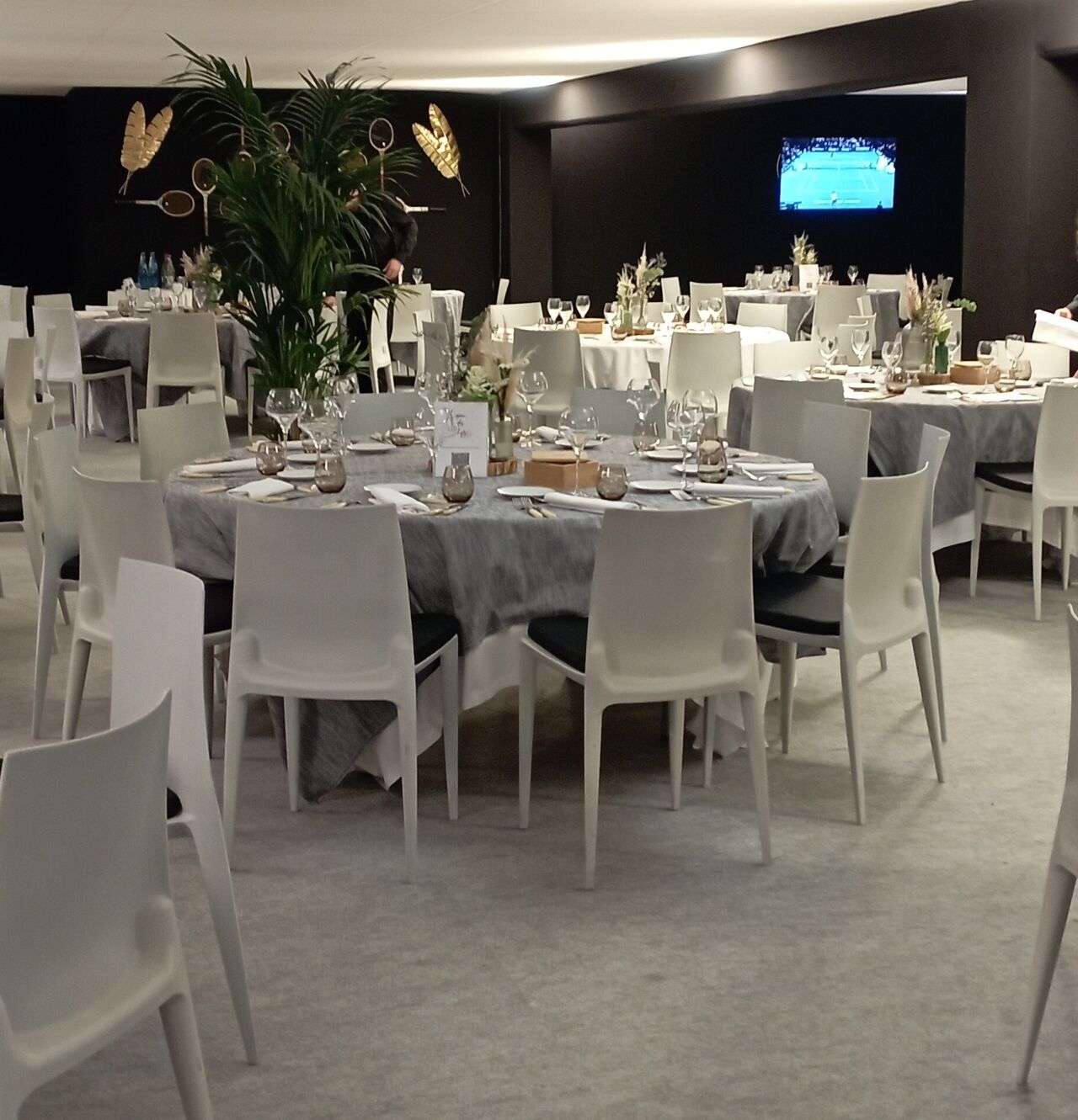 Prestation Entrée diner / Open 13, Marseille, février 2023