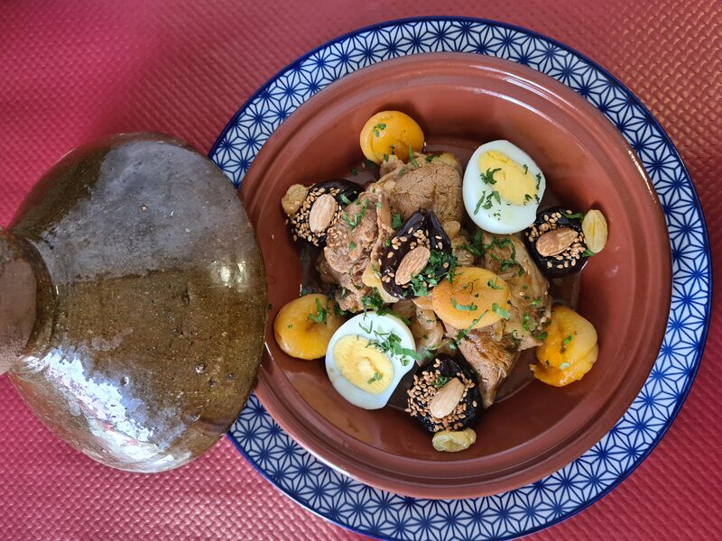 Tajine Agneau & pruneaux