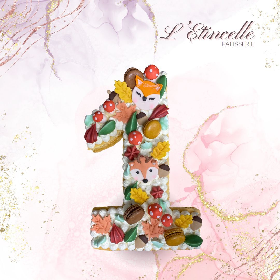 Number Cake Animaux de la Forêt 