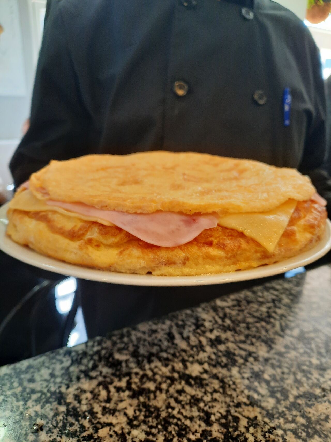 Tortilla de Jamón York y Queso