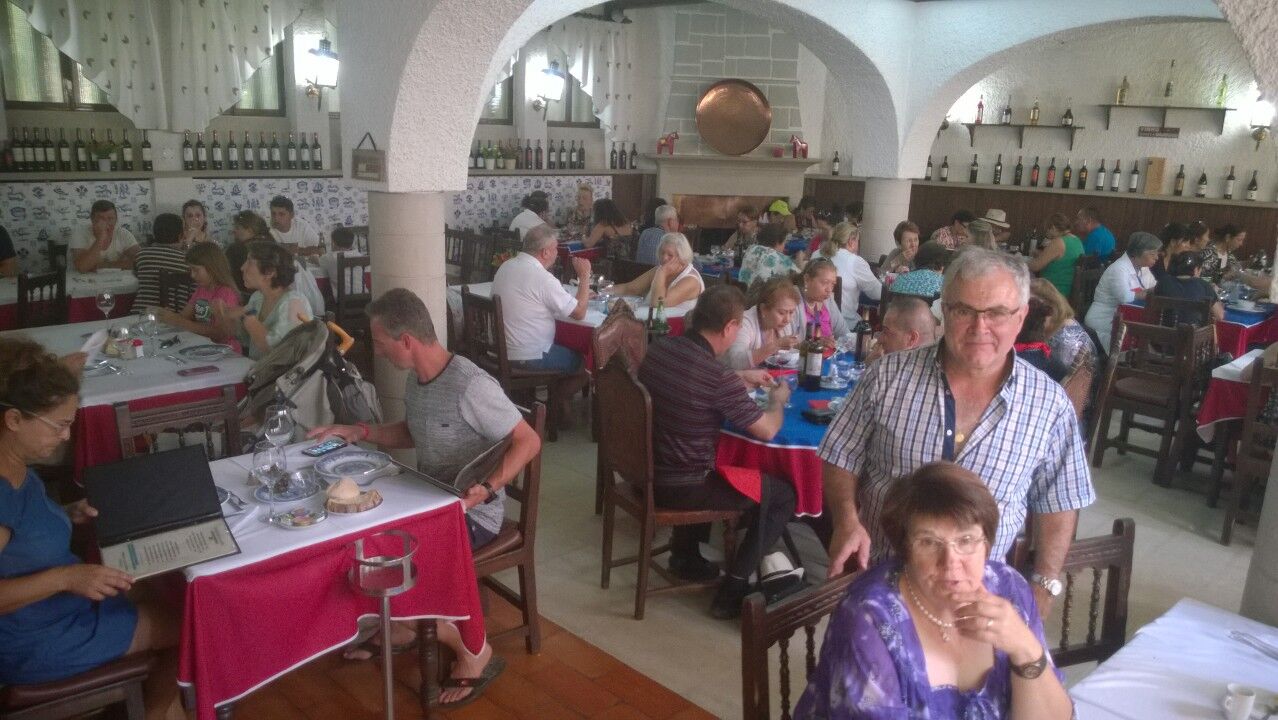 Um dia de almoço normal, antes do COVID-19