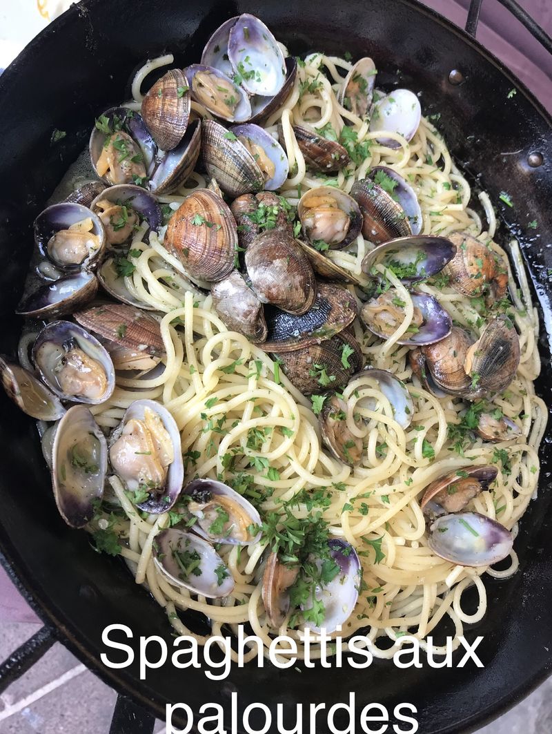 Baby clams spaghetti
Spaghettis vongole