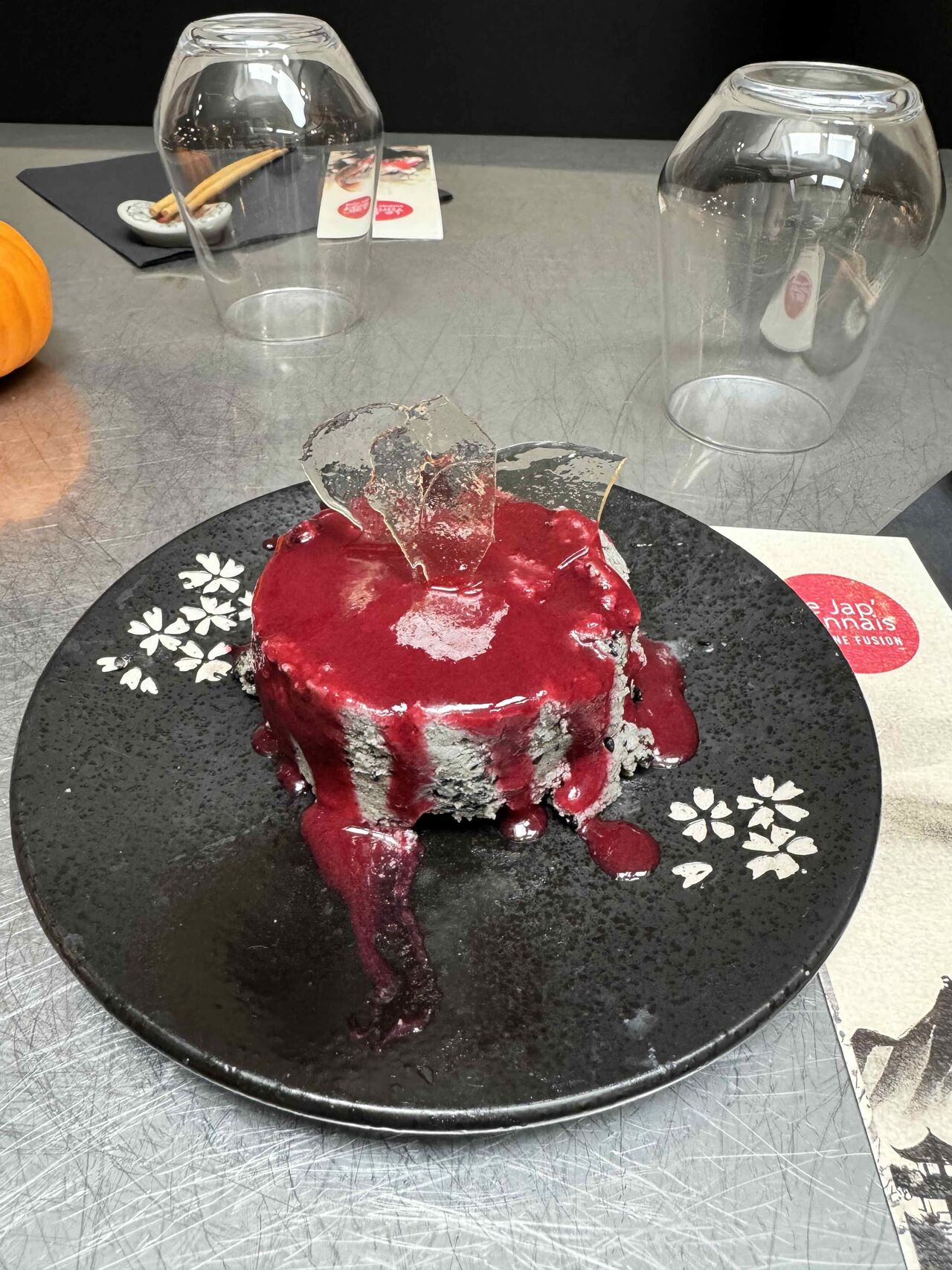 cheese cake sésame noir