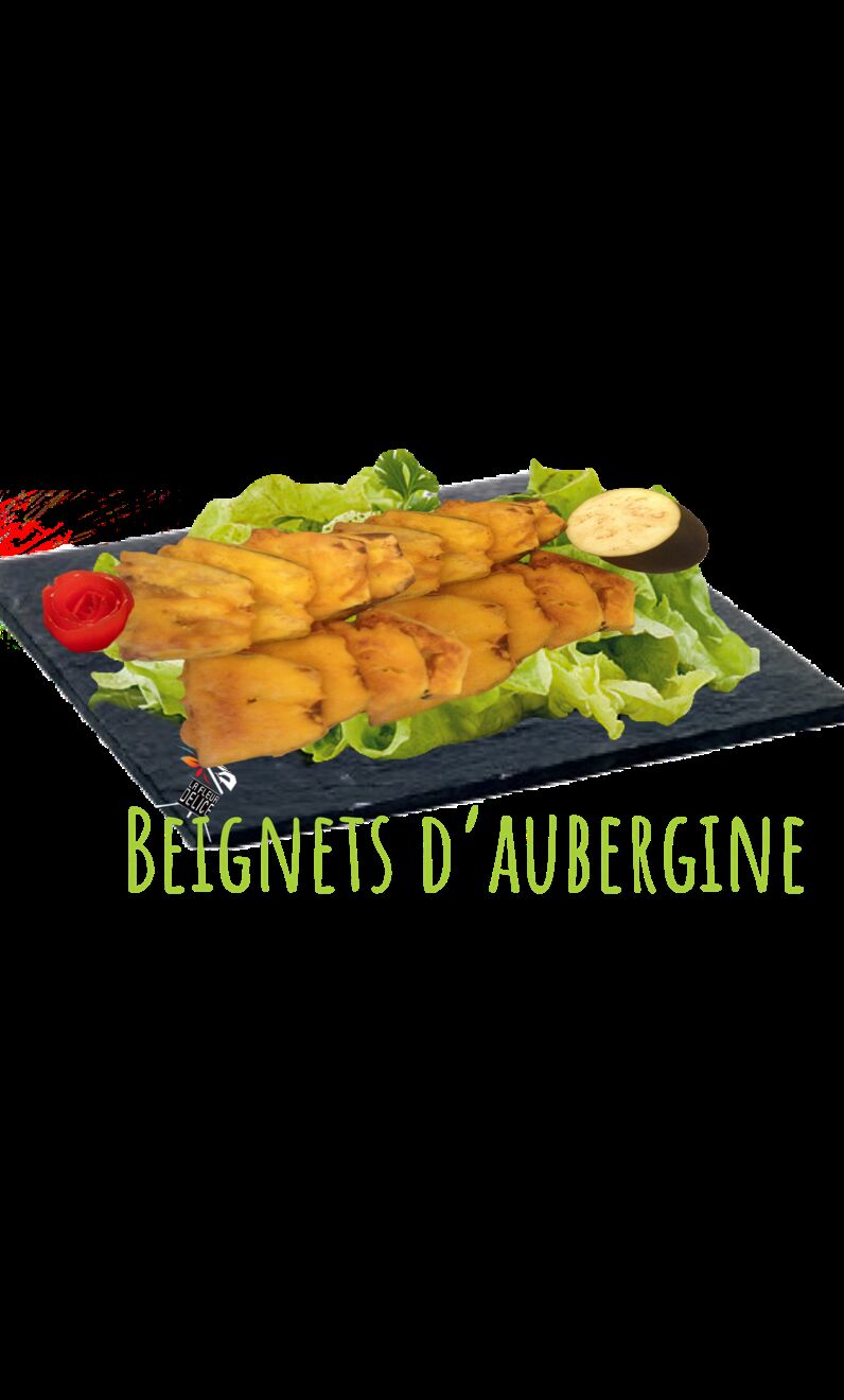 beignet aaubergine
Aubergine finement coupé puis passer dans une pâte beignet fait maison 